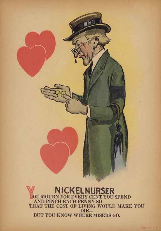 The nickelnurser (barevná litografie) od American School