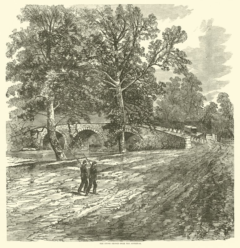 Kamenný most přes Antietam, září 1862 od American School