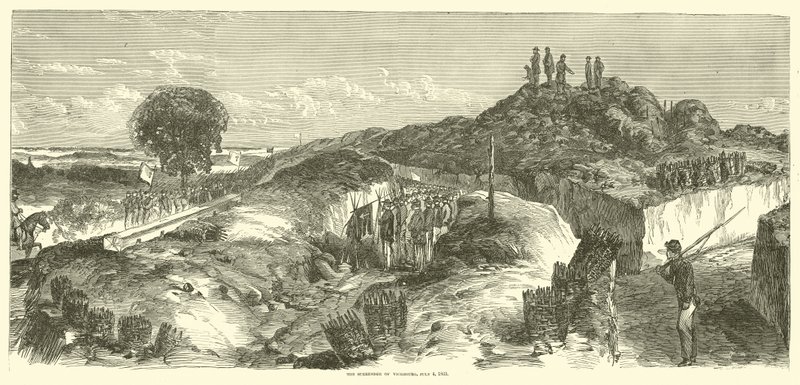 Kapitulace Vicksburgu, 4. července 1863, července 1863 od American School