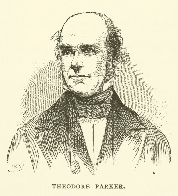 Theodore Parker, americký unitářský ministr, transcendentalista a abolicionista od American School