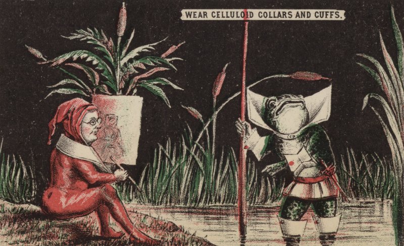 Ropucha s jeho portrét maloval od American School