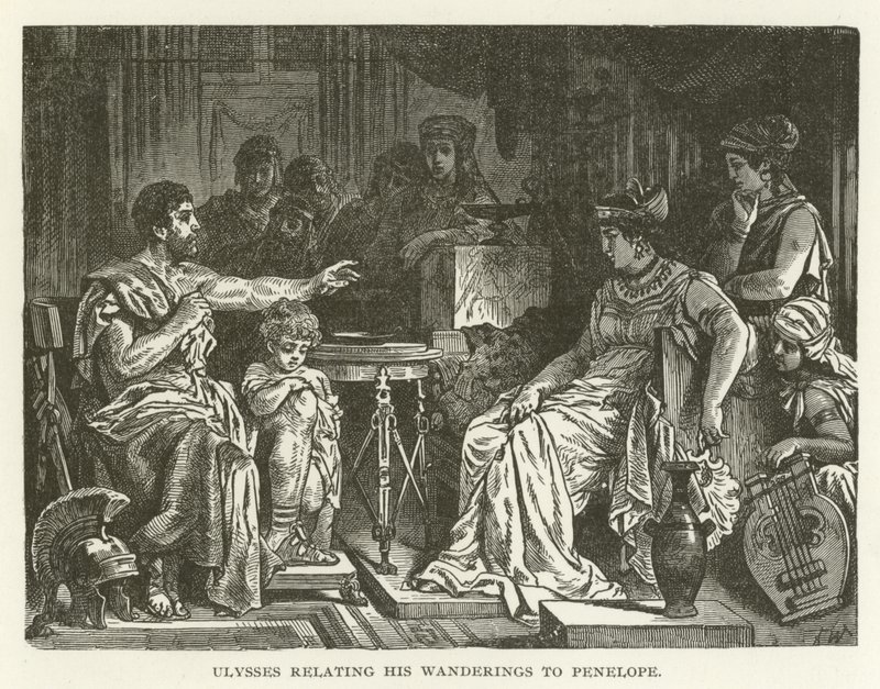 Ulysses vypráví své putování Penelope od American School