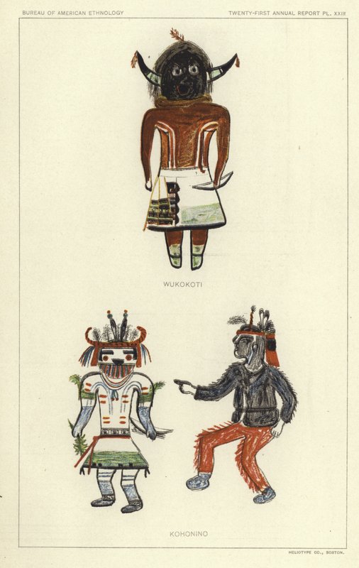 Wukokoti, Kohonino (barevná litografie) od American School
