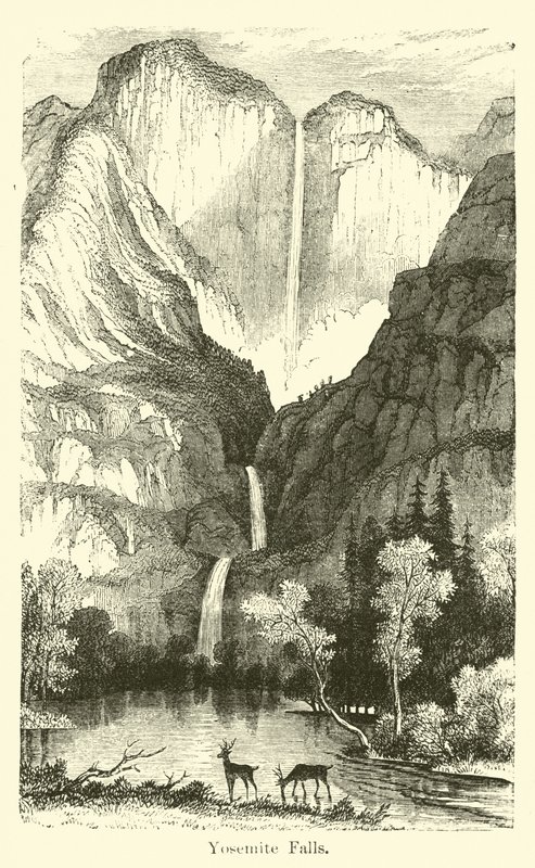 Yosemitské vodopády od American School