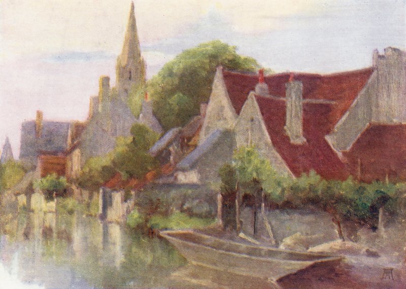 Beaulieu (barevná litografie) od Amy B. Atkinson