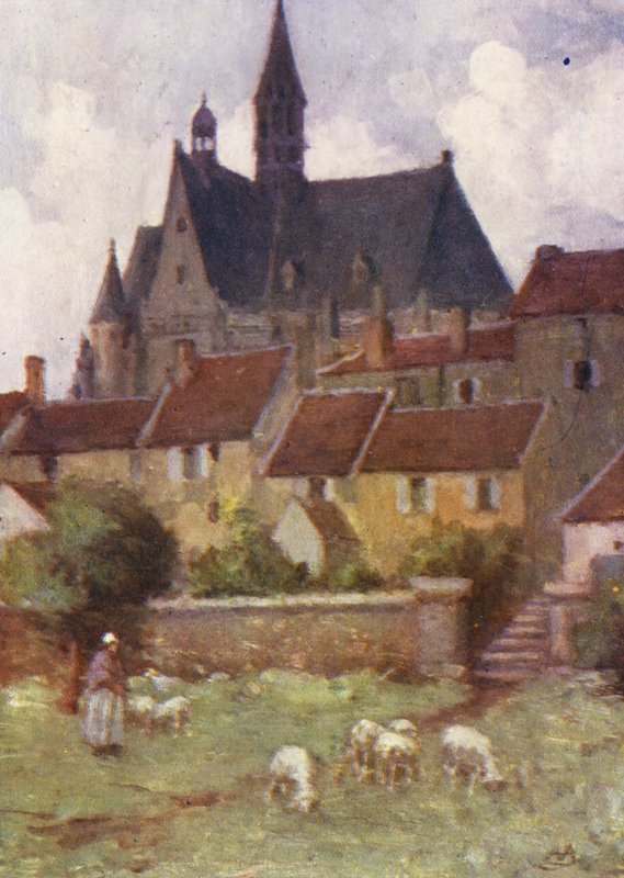 Montresor (barevná litografie) od Amy B. Atkinson