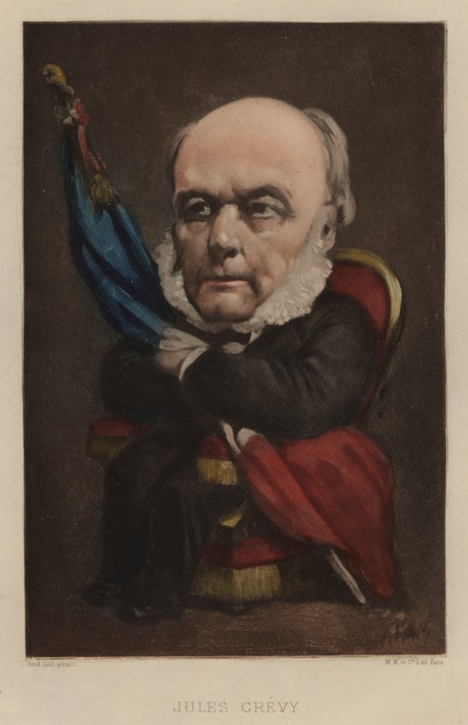 Jules Grevy, francouzský státník od Andre Gill