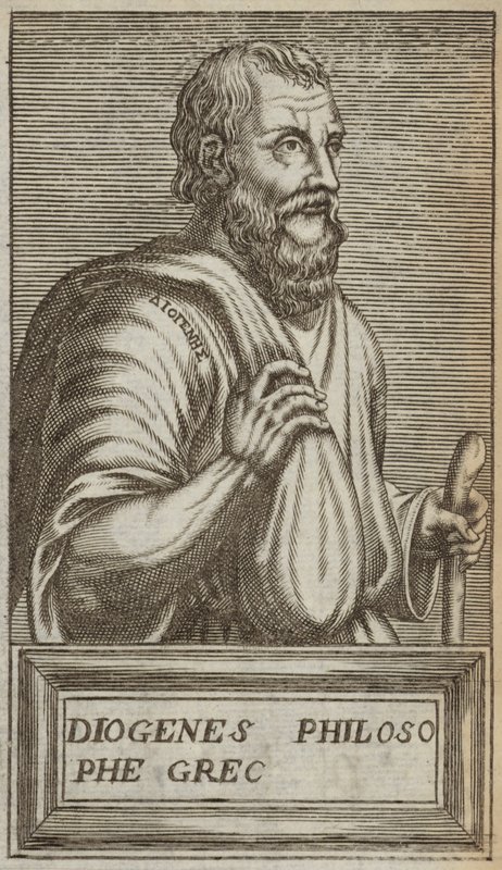 Diogenes ze Sinope od Andre Thevet