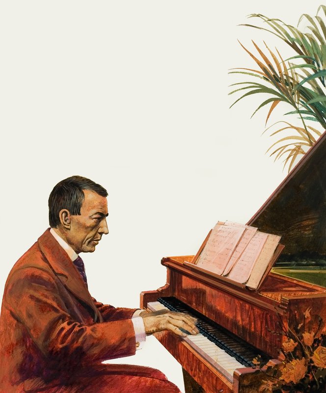 Rachmaninov hraje na klavír od Andrew Howat