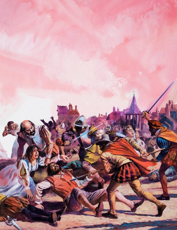 Masakr na den svatého Bartoloměje od Andrew Howat