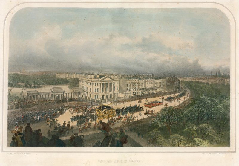 Průvod kolem Apsley House, Hyde Park Corner, Piccadilly, Londýn od Andrew Maclure
