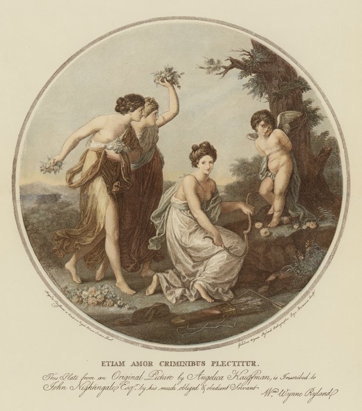 Trest Amorův od Angelica Kauffmann