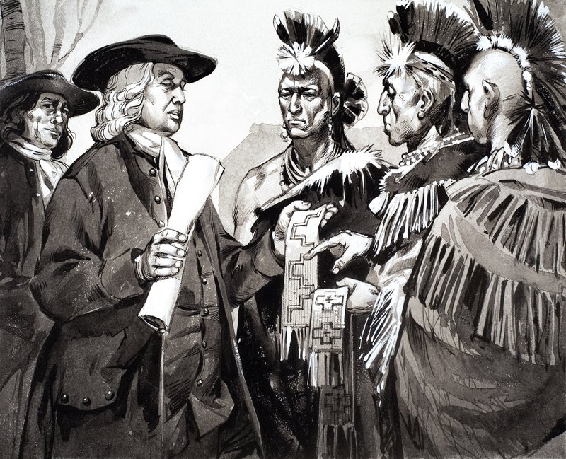 Rozdělený národ, ilustrace z knihy "The Making of America od Angus McBride
