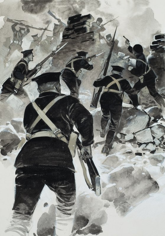Dardanelské tažení (kvaš na papíře) od Angus McBride