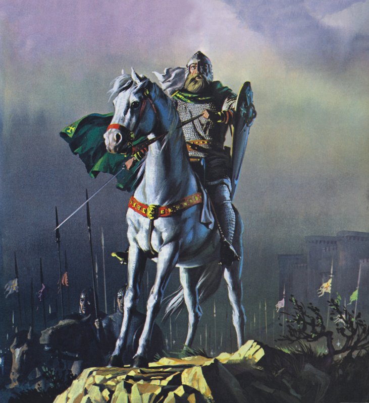 El Cid (barevná litografie) od Angus McBride