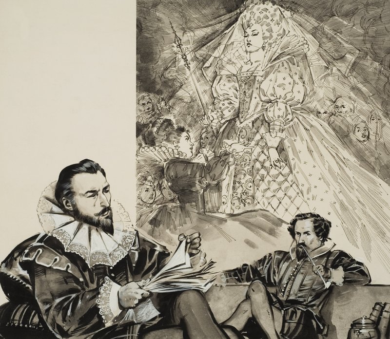Faerie Queene (kvaš na papíře) od Angus McBride
