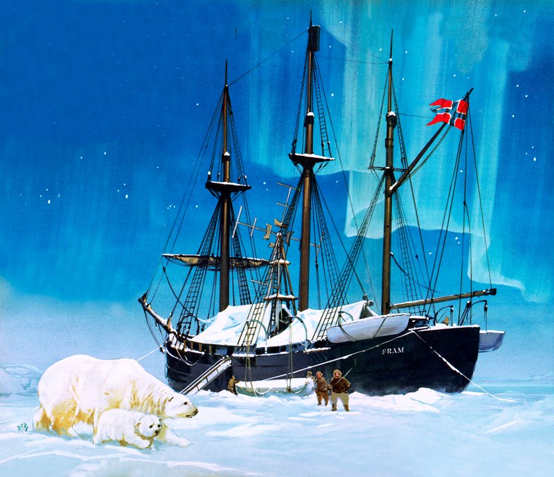 Fridtjof Nansen a Fram od Angus McBride
