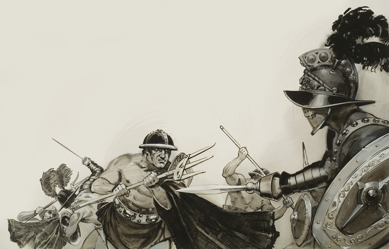 Gladiátorské zápasy od Angus McBride