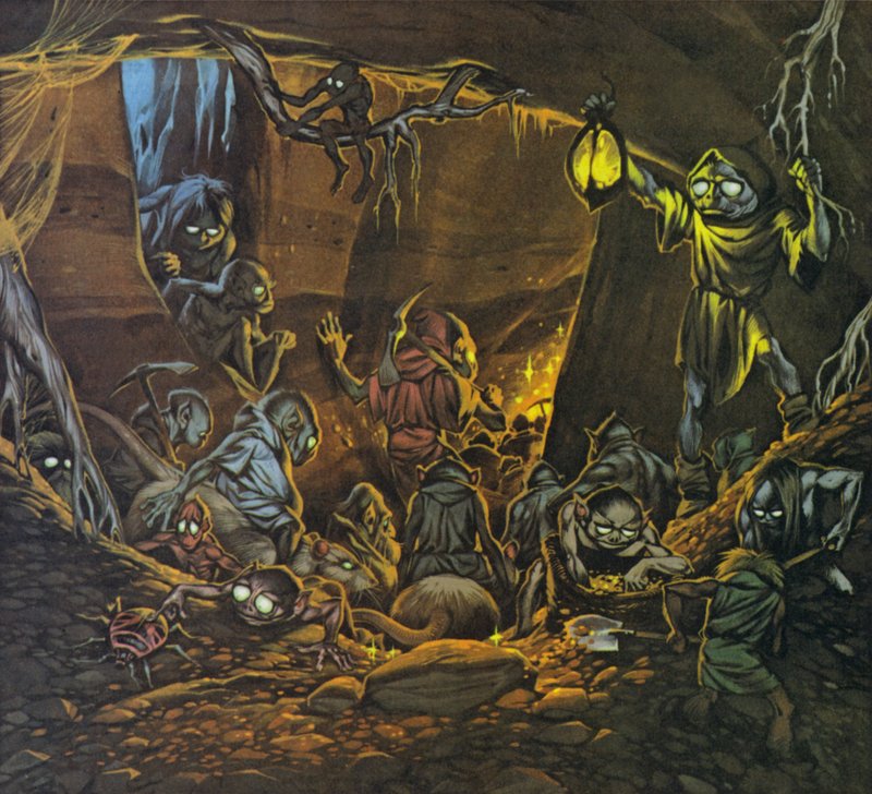 Skřítci (barevná litografie) od Angus McBride