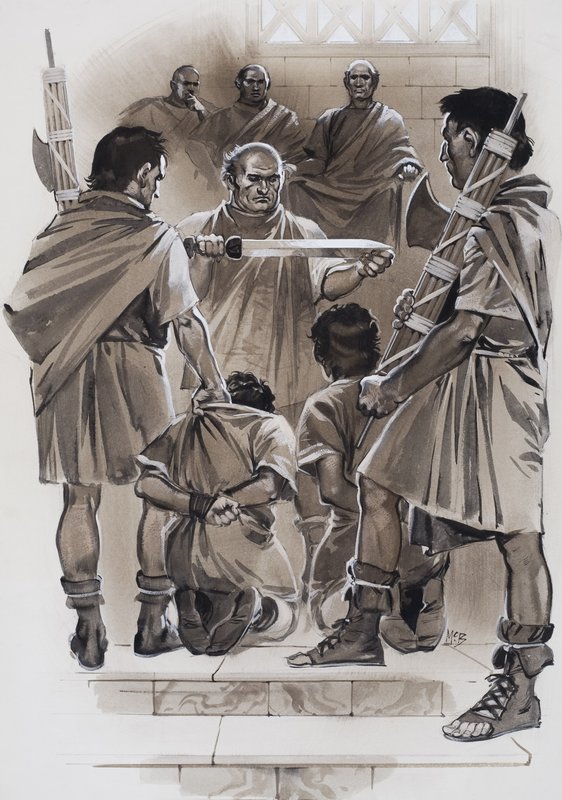 Lucius Junius Brutus (kvaš na papíře) od Angus McBride