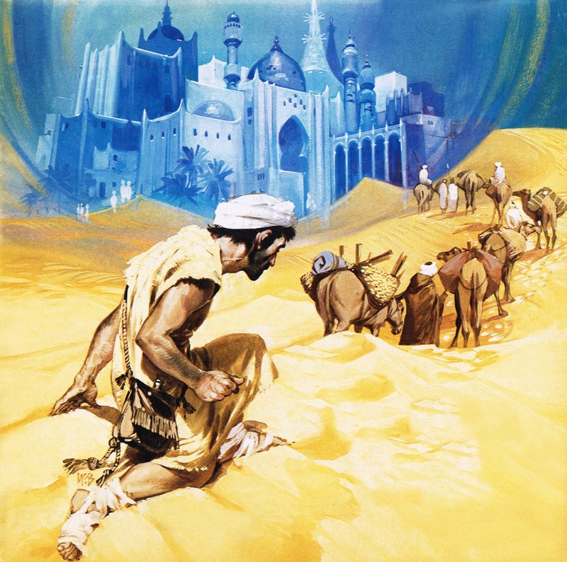 René Caille při hledání Timbuktu od Angus McBride