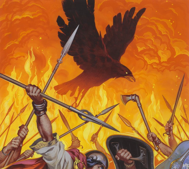 Morrigan (kvaš na papíře) od Angus McBride