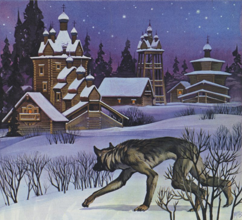 Vlkodlaci (barevná litografie) od Angus McBride