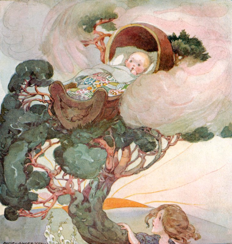 Hush-a-bye, baby, Na vrcholku stromu od Anne Anderson