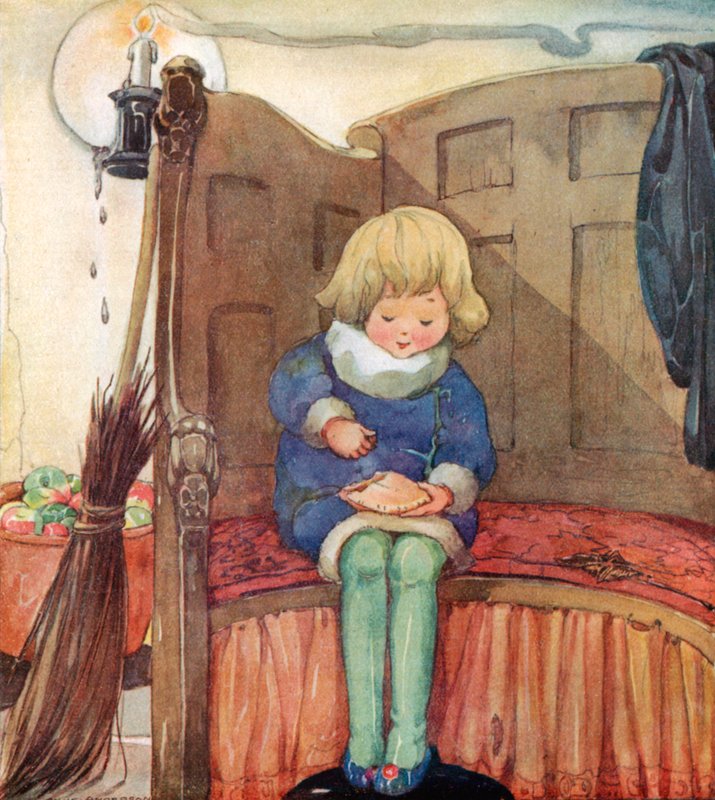 Malý Jack Horner seděl v rohu a jedl vánoční koláč od Anne Anderson