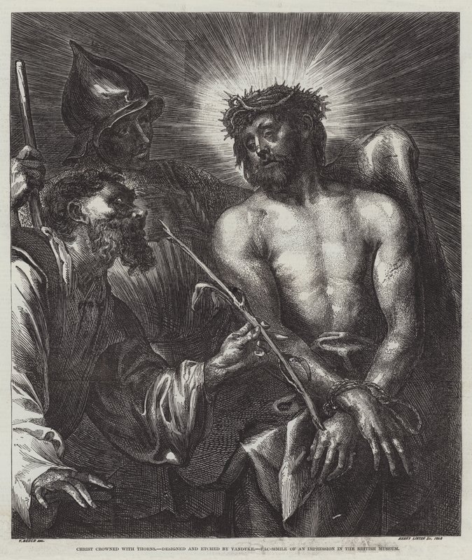 Kristus korunovaný trním od Anthony van Dyck