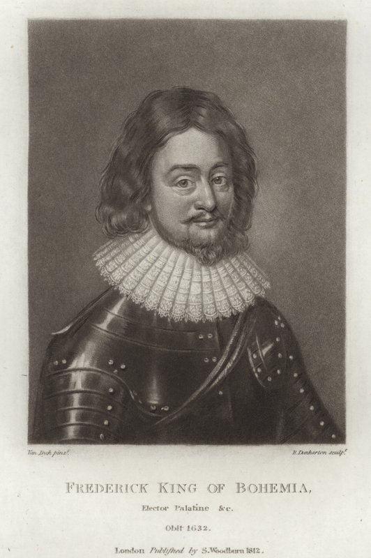 Fridrich král český od Anthony van Dyck
