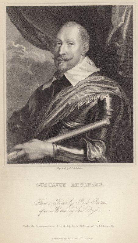 Švédský Gustavus Adolphus II od Anthony van Dyck