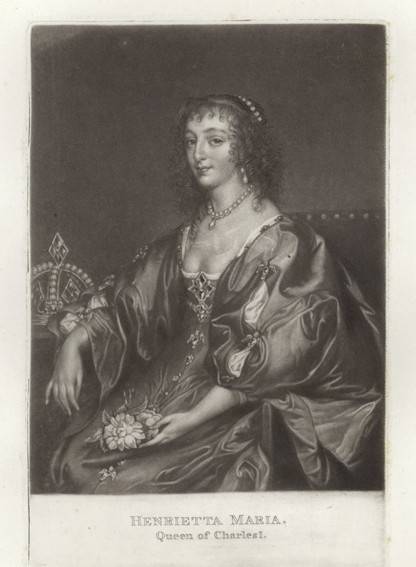 Henrietta Maria od Anthony van Dyck