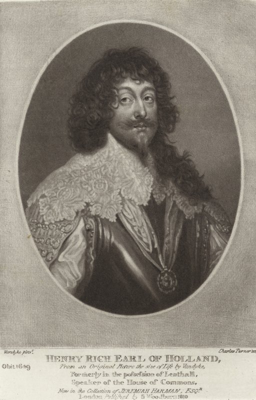 Henry Rich, hrabě z Holandska od Anthony van Dyck