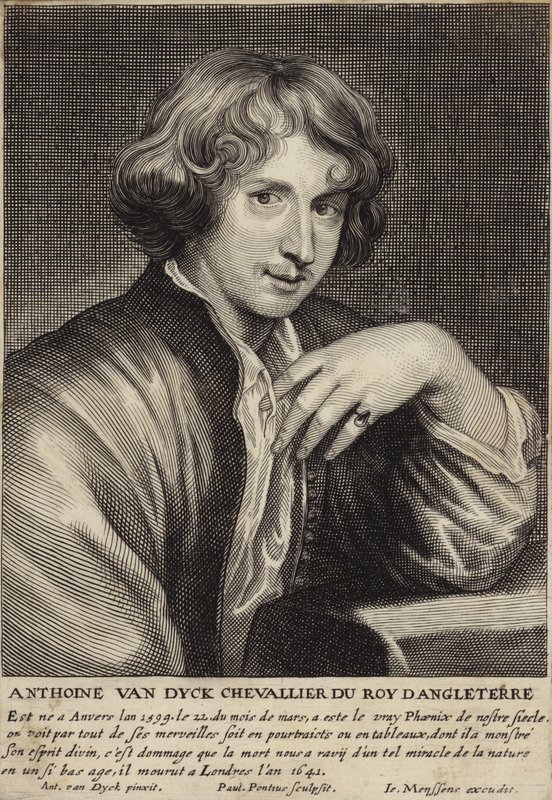 Portrét sira Anthonyho van Dycka od Anthony van Dyck