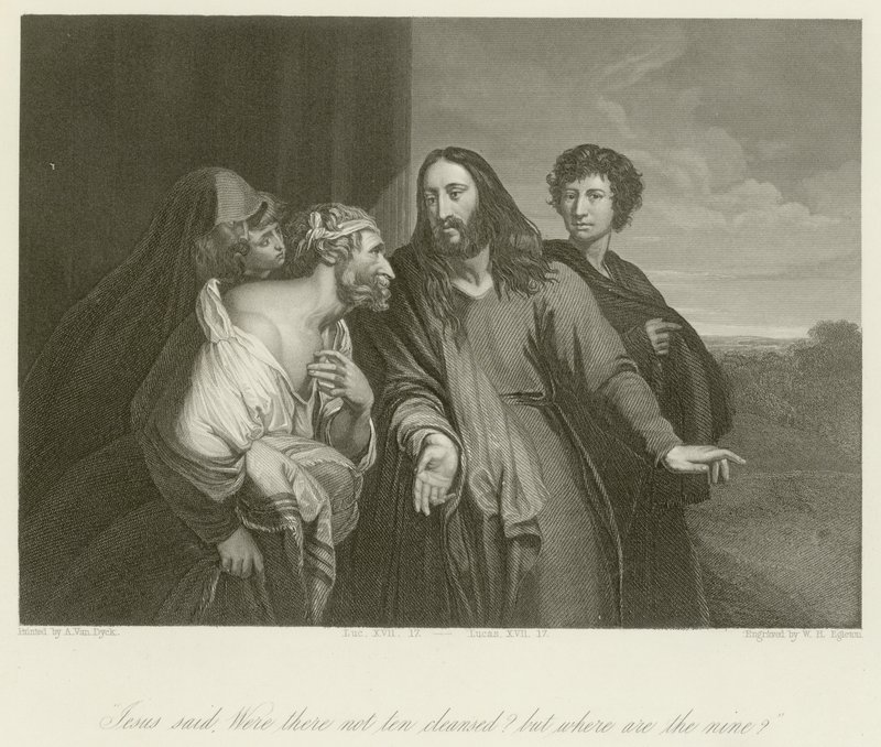 Nebylo jich deset očištěno od Anthony van Dyck