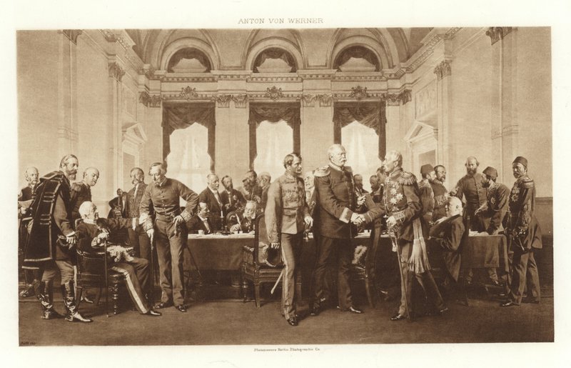 Berlínský kongres z roku 1878 (hlubotisk) od Anton Alexander von Werner