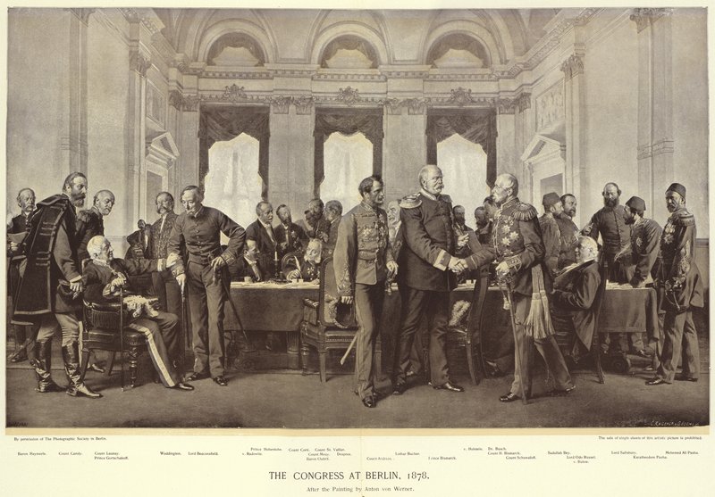 Kongres v Berlíně od Anton Alexander von Werner