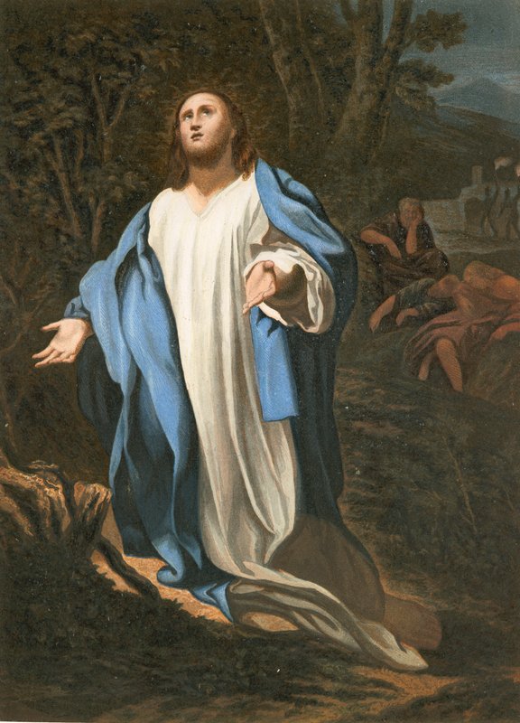 Kristova agónie v zahradě od Antonio da Correggio