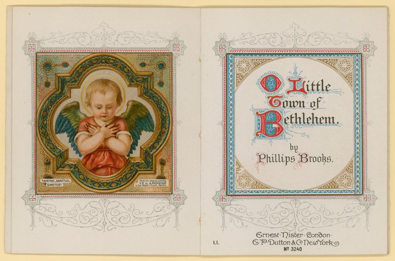 Ilustrace pro O Little Town Of Bethlehem (chromolitho) od Archibald Henning