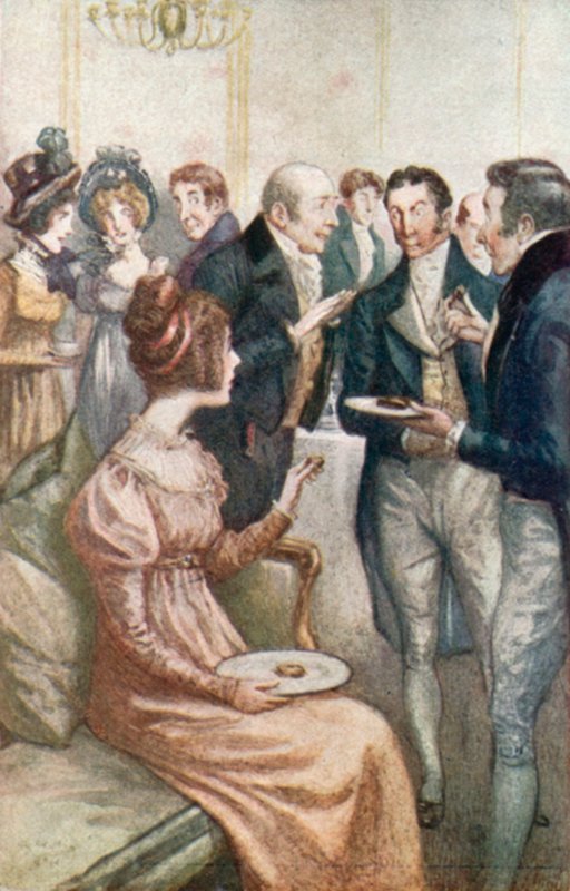 Ilustrace k Emmě od Jane Austenové od Arthur Wallis Mills