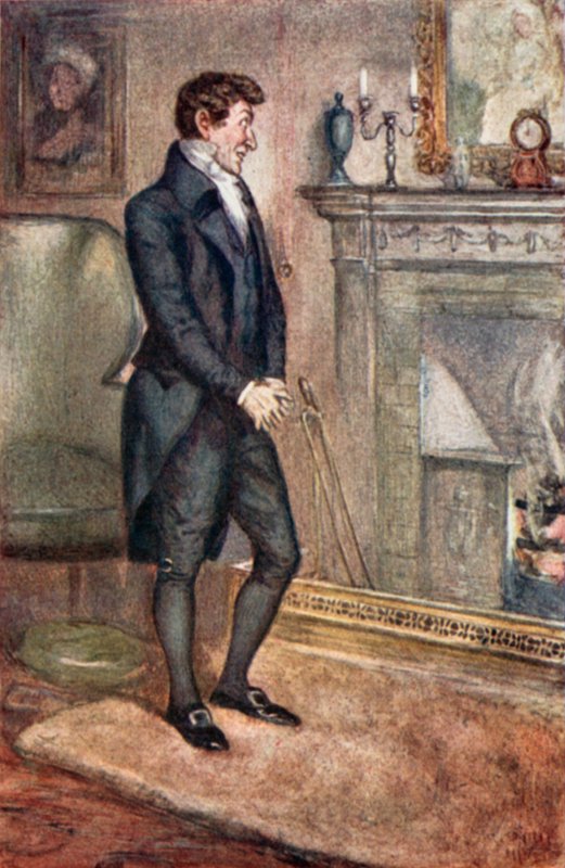 Ilustrace k Emmě od Jane Austenové od Arthur Wallis Mills
