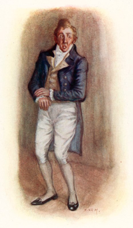 Ilustrace k románu Northanger Abbey od Jane Austenové od Arthur Wallis Mills
