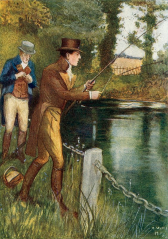 Ilustrace k Pýše a předsudku od Jane Austenové od Arthur Wallis Mills