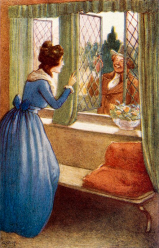 Ilustrace k Pýše a předsudku od Jane Austenové od Arthur Wallis Mills