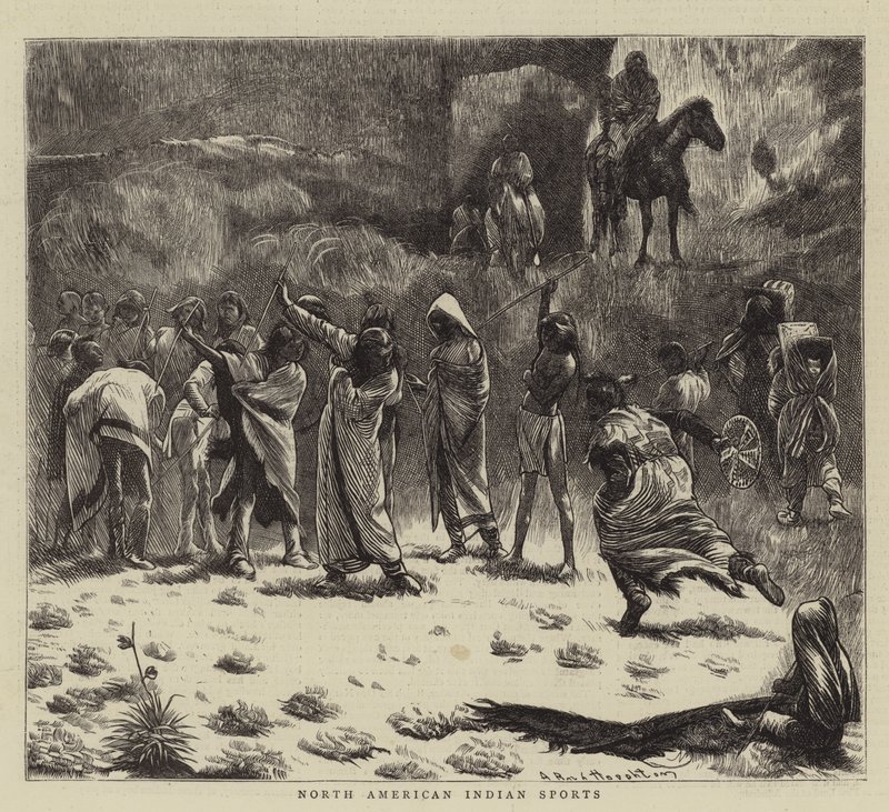Severoamerické indiánské sporty od Arthur Boyd Houghton