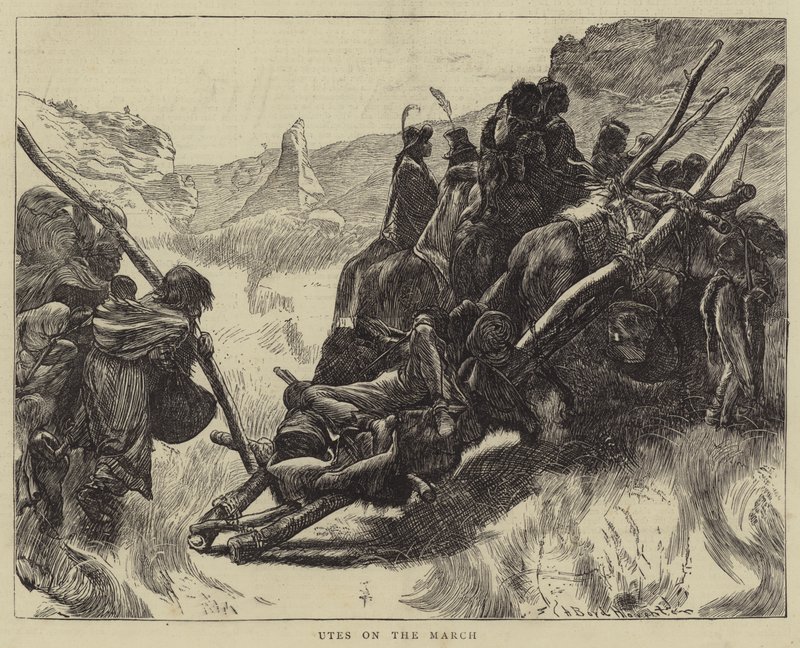 Utes v březnu od Arthur Boyd Houghton