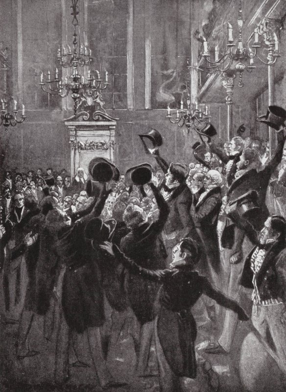 Provedení druhého čtení prvního reformního zákona (litografie) od Arthur David (after) McCormick