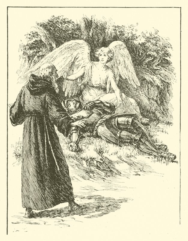 Sir Guyon, The Champion of Chivalry (rytina) od Arthur George Walker