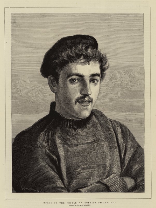 Hlavy lidu, Cornish Fisher-Lad od Arthur Hopkins